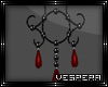 -V- Ruby Drop Necklace