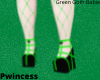 Green Goth Babie Shoes