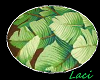 Round Leaf Jungle Rug