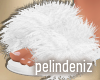 [P] White bath slippers