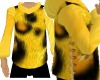 Jaune guépard M hoodie