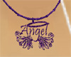 Purple Angel Necklace