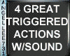 4 GREAT ACTIONS W/SOUND