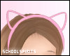 ❥  pink kitty ears
