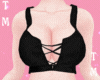 Leather Top | Black ~
