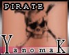 !Yk Pirate Tatoo Skull 3