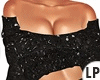 Black Sequin Dress