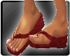 {WM} Red Flip Flops