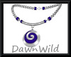 Sapphire Swirl Necklace