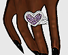Icy Heart Ring