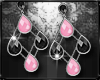 Black & Pink Earrings
