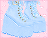 Platform Boots Blue