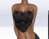 !A Black Denim Corset