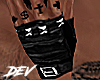 !D Leather Gloves + Tats