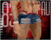 riped low denim shorts 3