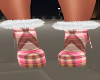 Gingerbread Plaid Boots
