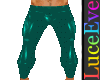 Cyan PVC Pants