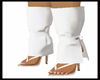! White Heel Boots F
