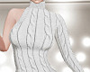 [rk2]Cable Knit Dress WH