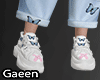 G. sneakers white cute