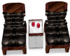Leather Chair Set
