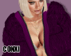 👑-PURPLE FUR JACKET