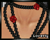 [Lo] Blood Rose Necklace