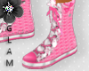 *G* Girly Pink Boots