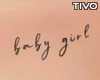 K! Baby Girl -Tattoo