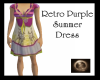 [xTx]Retro Purple Dress