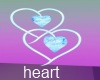 blue wall hearts