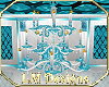 Aqua Wedding Chandelier