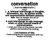 Define Conversation