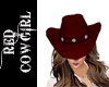 RED Cowgirl Hat 1