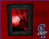 Creepy Red Goth Frame 2