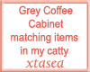 Grey Coffee Cabinet A