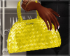Yellow Woven Purse