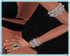 MAU/HEART SILVER BANGLES
