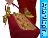 Lollie Red n Gold Lace