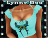 Teal Butterfly Top 