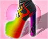 Flame Boots - Rainbow