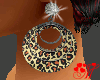 *M* Cheetah Earrings