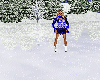 Blue Ice Skating Dress