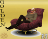 Luxury Burgundy chair 4
