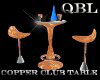 Copper Silver Club Table