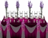 Purple & Grey Head Table