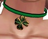 *Gilded Shamrock Choker*