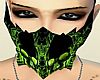 green toxic skull mask