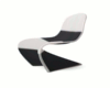 [S] Black White Chair