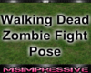 Walking Dead Fight Pose